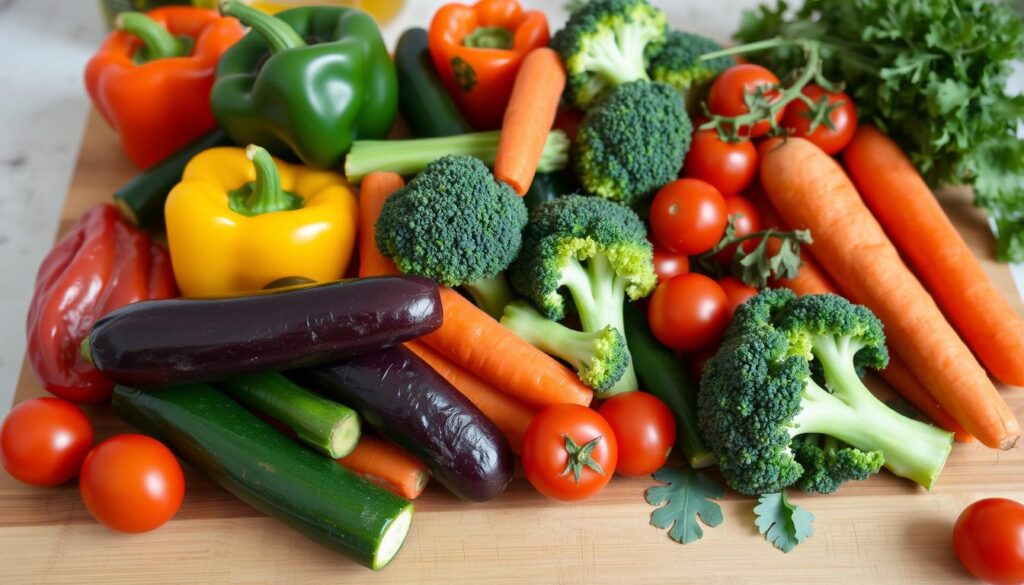 Légumes colorés pour un sauté varié